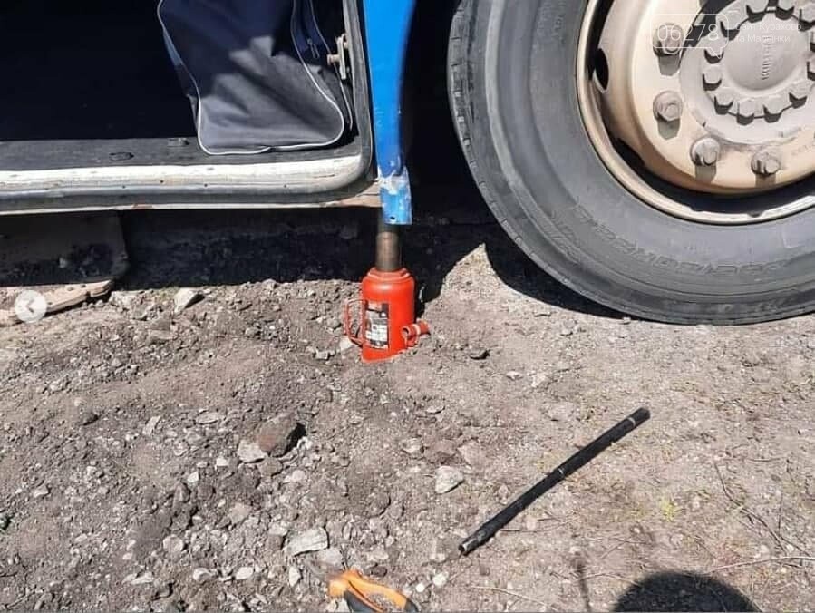 Сайт Курахово и Марьинка, Авария возле Курахово Авария возле Курахово